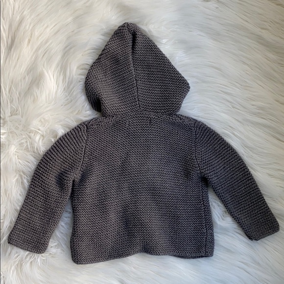 Zara knit cardigan with hood - size 6-9 months - Picture 3 of 8